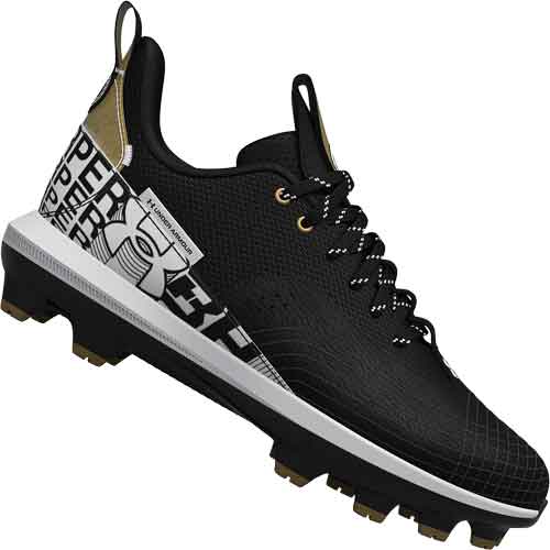 Under Armour Harper 7 Low Jr. Youth Baseball Cleats - Black