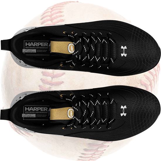 Under Armour Harper 7 Low Jr. Youth Baseball Cleats - Lightweight Synthetic Leather Upper
