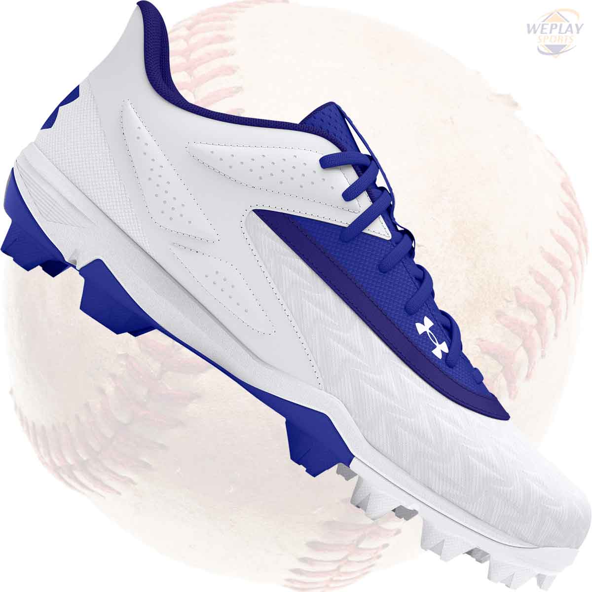 Under Armour Leadoff 3.0 Low RM Jr Youth Baseball Cleats - Blue