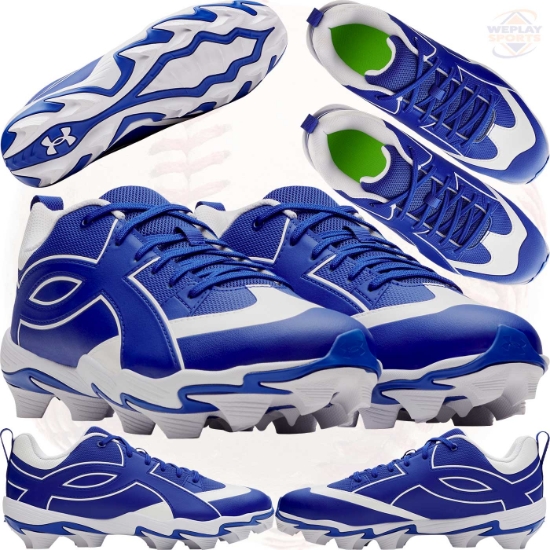 Under Armour Lead Off Icon RM Boys Baseball Cleats - Collage