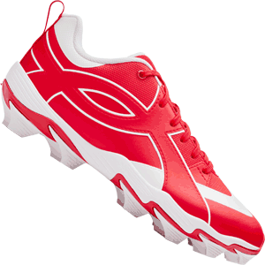 Under Armour Leadoff Icon Low RM Youth Baseball Cleats - Red