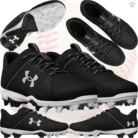 Under Armour Leadoff Low Youth Kids Baseball Cleats - Collage