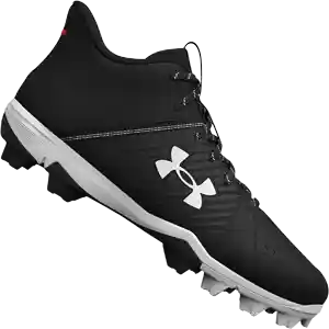 Under Armour Leadoff Mid RM Mens Baseball Cleats - Black