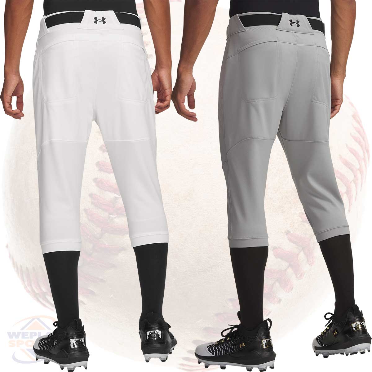 Under Armour Utility Pro Knicker Knee Length Baseball Pants - Back