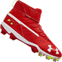 Under Armour Harper 3 Boys Baseball Cleats - Red