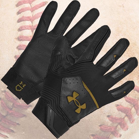 Under Armour Clean Up Youth Kids Batting Gloves - Enlarged Image