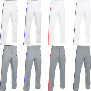 Under Armour Clean Up Piped Open Bottom Baseball Pants