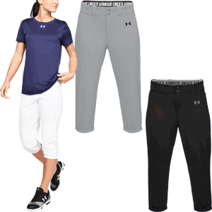 Under Armour Cropped Fastpitch Womens Softball Pants