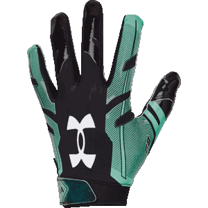 Under Armour F8 Novelty Football Gloves - Green Breeze
