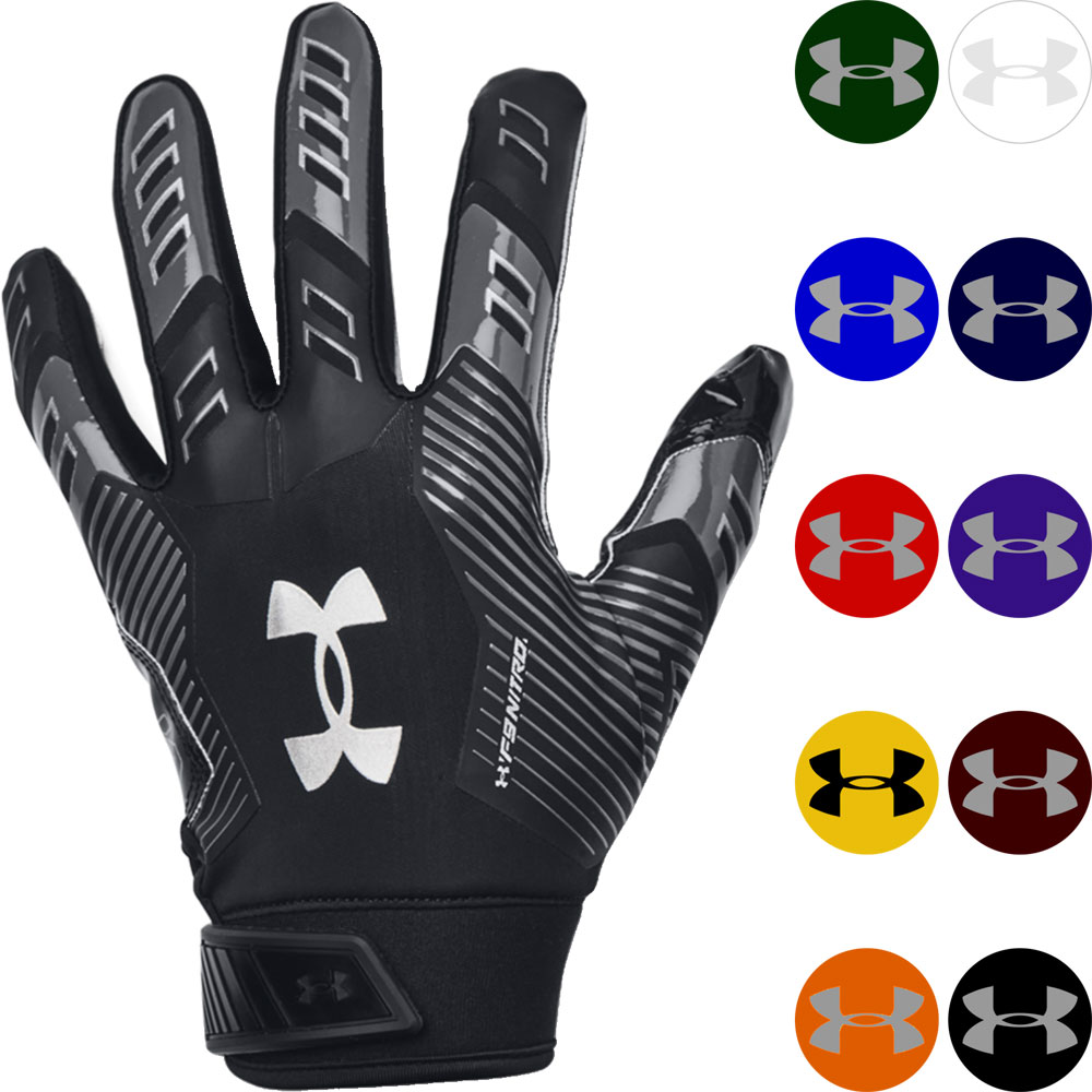 Under Armour F9 Nitro Mens Football Receiver Gloves