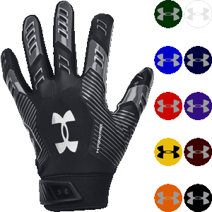 Under Armour F9 Nitro Mens Football Gloves - Available in 10 color models