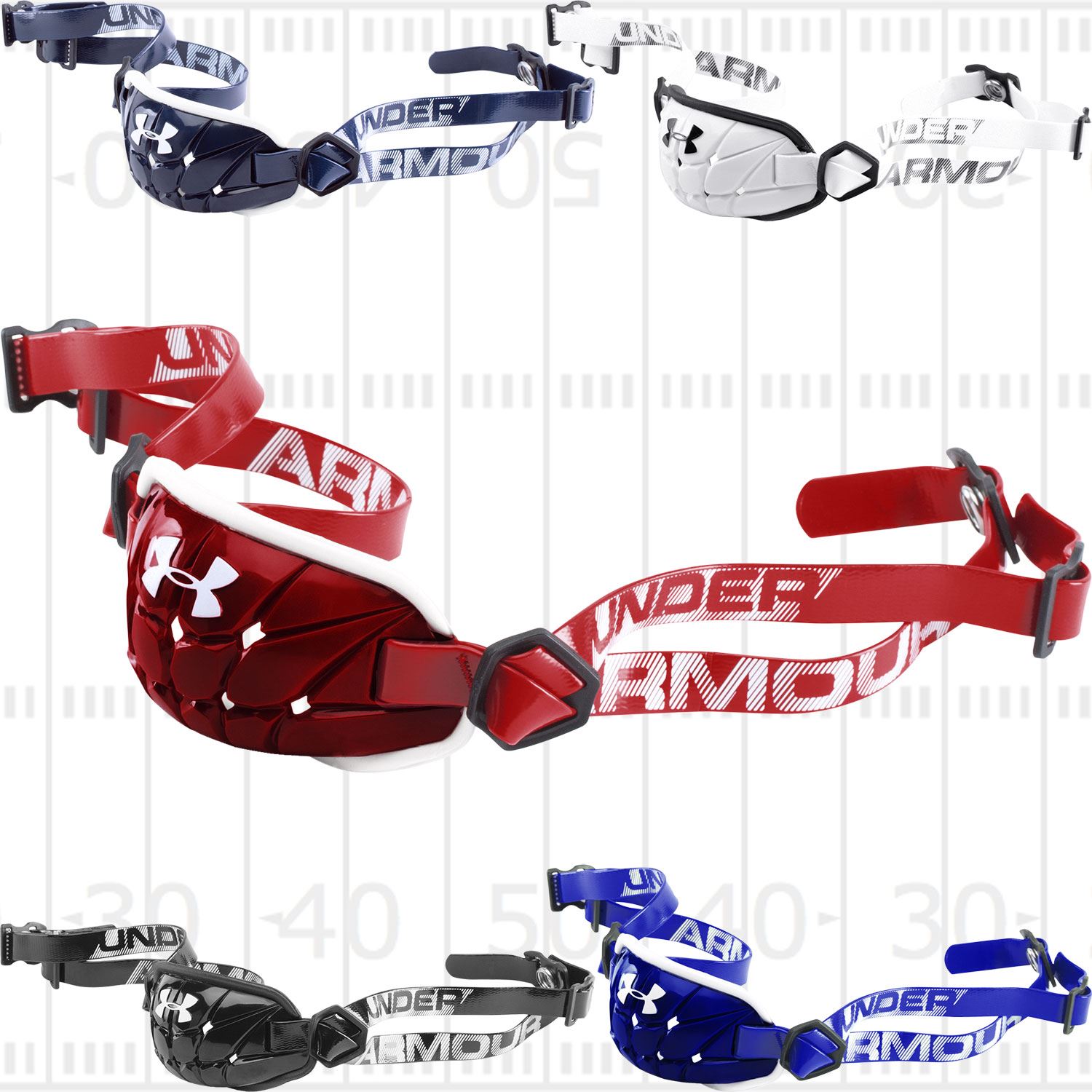 6 COLORS UNDER ARMOUR GAMEDAY ARMOUR PRO ONE SIZE MENS  FOOTBALL CHIN STRAP 