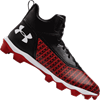Under Armour Hammer Mid RM Football Cleats - Red Black