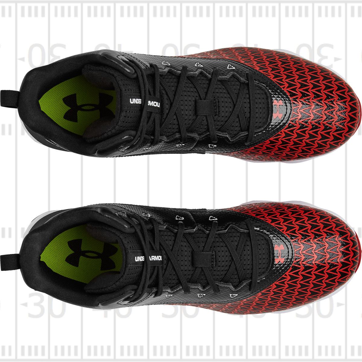 Under Armour Hammer Mid MC Football Cleats - Durable Synthetic Upper