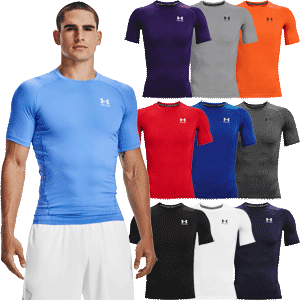 Under Armour Mens HeatGear Compression Short Sleeve Shirt