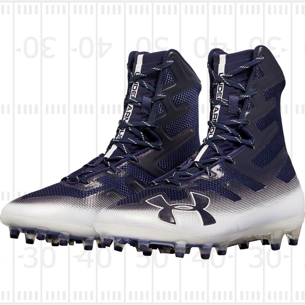 Under Armour Men Highlight MC Football Lacrosse Cleats Shoes 3000177 Navy Blue 