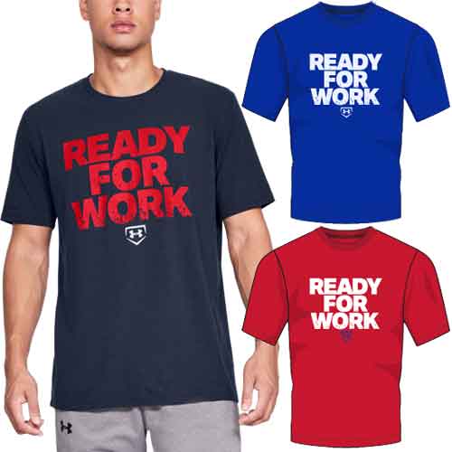 Under Armour Ready For Work Baseball T-Shirt