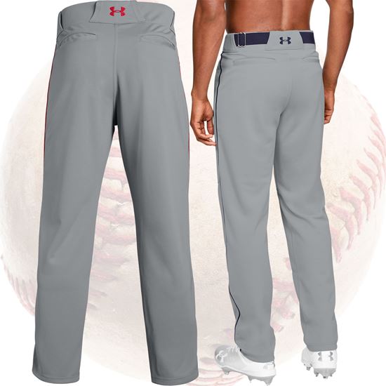 Under Armour Utility Open Bottom Piped Mens Baseball Pants