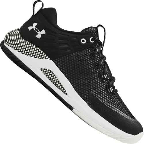 Under Armour HOVR Block City Low Womens Volleyball Shoes - Black