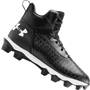 Under Armour Hammer Mid RM Jr. Youth Football Cleats - WIDE