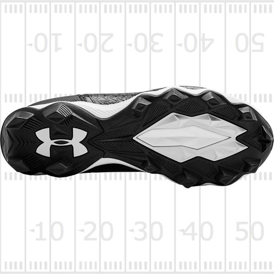 Under Armour Hammer Mid RM WIDE Football Cleats Shoes - Rubber Outsole