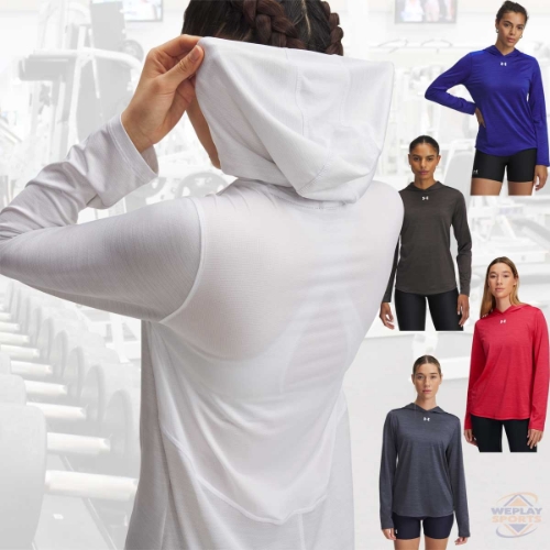 Under Armour Tech Vent Team Womens Long Sleeve T-Shirt Hoody