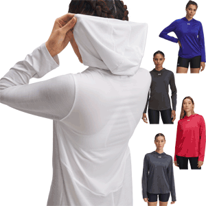 Under Armour Tech Vent Team Womens Long Sleeve T-Shirt Hoody